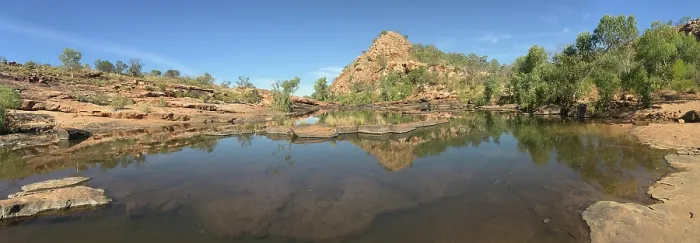 Framed Print : Panoramic landscape view of Bell Gorge Western Australia