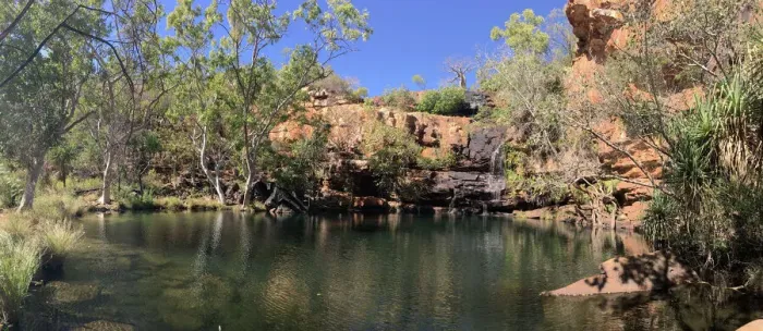 Framed Print : Panoramic landscape view of Galvans Gorge Western Australia Framed Print : Panoramic landscape view of Galvans Gorge Western Australia