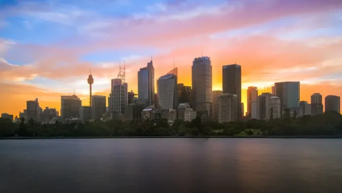Framed Print : Panoramic view of Sydney Framed Print : Panoramic view of Sydney