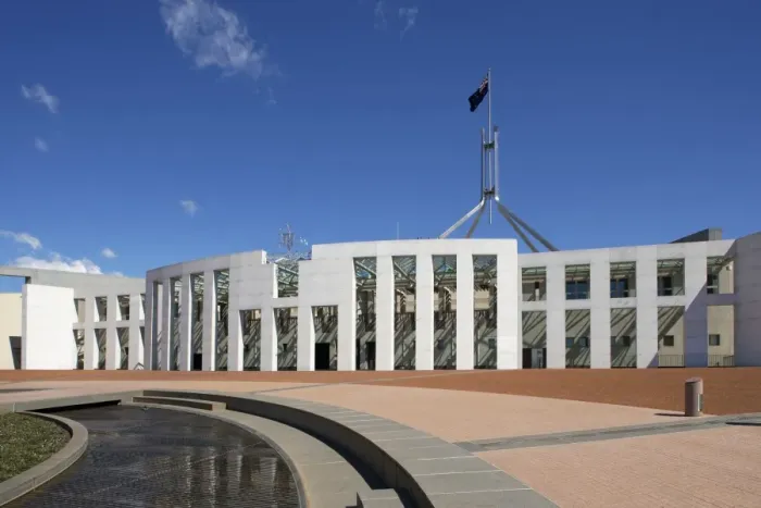 Framed Print : Parliament Building in Canberra Framed Print : Parliament Building in Canberra