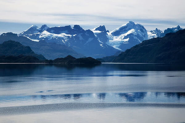 Passing Through Wellington Island, Bernardo O Higgins National Park (Chilean Fjords), Magallanes Region, Patagonia, Chile