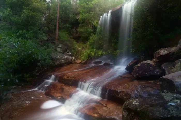 Framed Print : Pearl Beach Waterfall