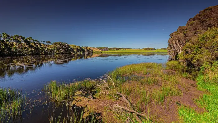 Framed Print : Pearshape and Ettricks Lagoons on the south coast road, King Island, Bass Strait, Tasmania, Australia Framed Print : Pearshape and Ettricks Lagoons on the south coast road, King Island, Bass Strait, Tasmania, Australia