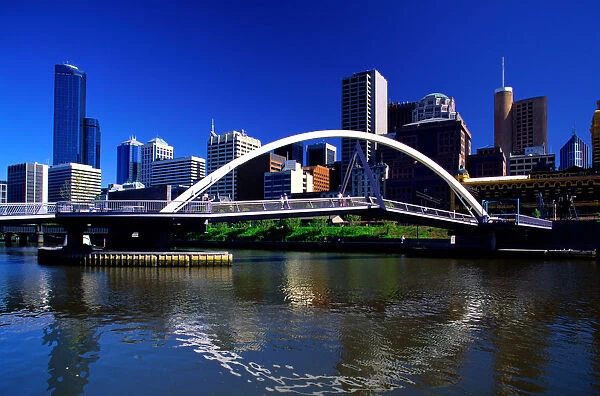 Pedestrain Bridge, Melbourne, Australia