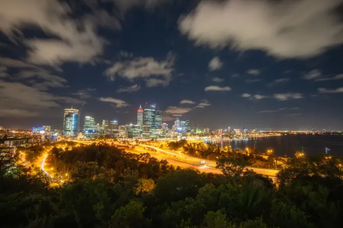 Framed Print : Perth Skyline Framed Print : Perth Skyline