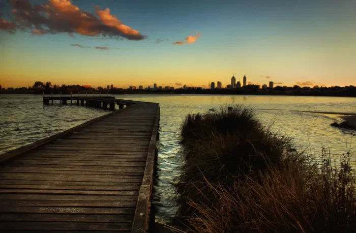 Framed Print : Perth yacht club, Western Australia