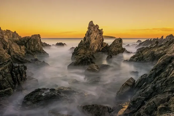 Framed Print : Petrel Cove Beach Sunset Framed Print : Petrel Cove Beach Sunset