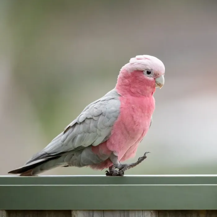 Framed Print : Pink and Grey Cockatoo