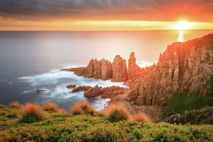 Framed Print : Pinnacles Lookout. Cape Woolamai. Victoria. Australia