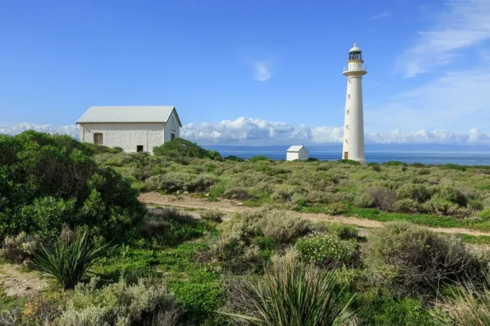 Framed Print : Point Lowly lighthouse at Whyalla Framed Print : Point Lowly lighthouse at Whyalla