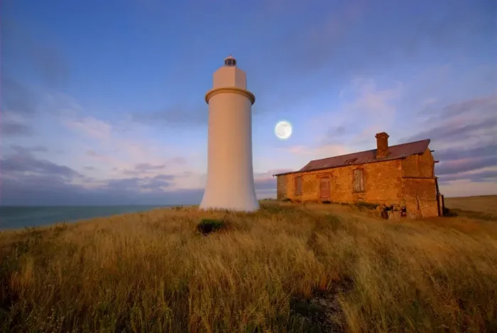 Framed Print : Point Malcolm Light House Narrung SA Framed Print : Point Malcolm Light House Narrung SA