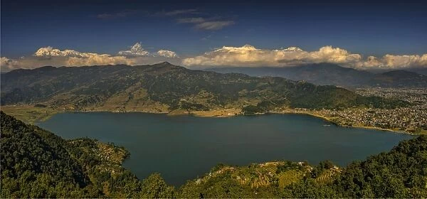 Pokhara lake, Western Himalayas, Nepal