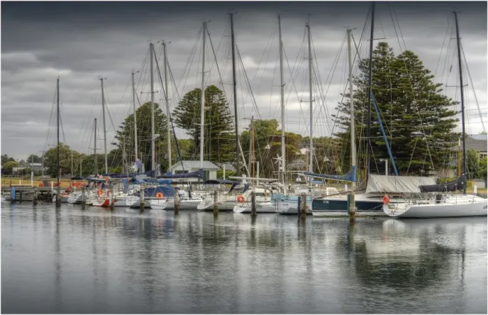 Framed Print : Port Fairy harbour, Victoria, Australia Framed Print : Port Fairy harbour, Victoria, Australia