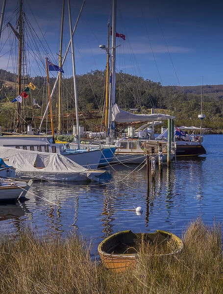 Port Franklin on the Huon river in Southern Tasmania