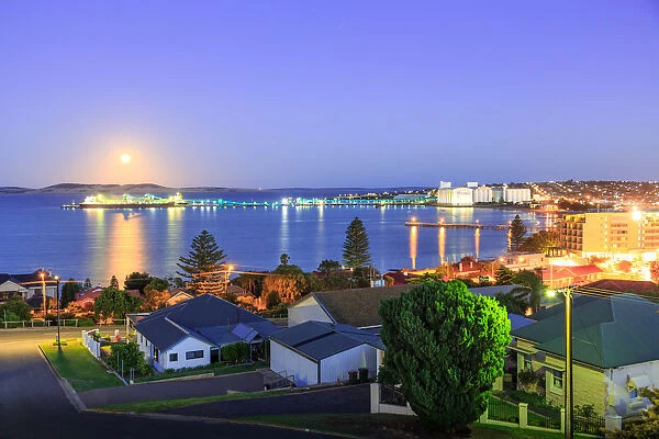 Port Lincoln from Mill Hill. South Australia