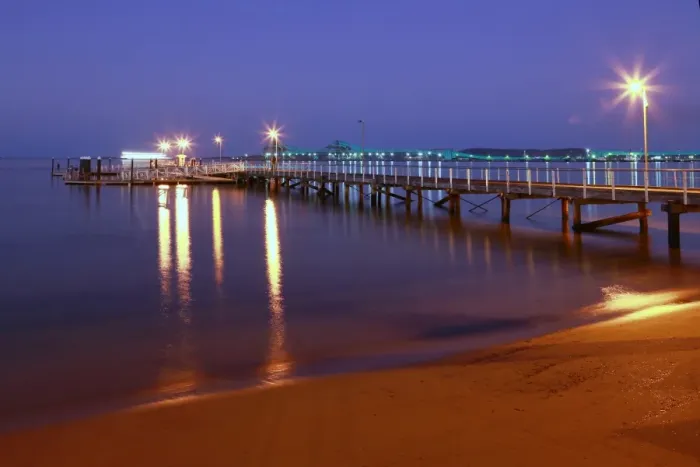 Framed Print : Port Lincoln town jetty. South Australia Framed Print : Port Lincoln town jetty. South Australia