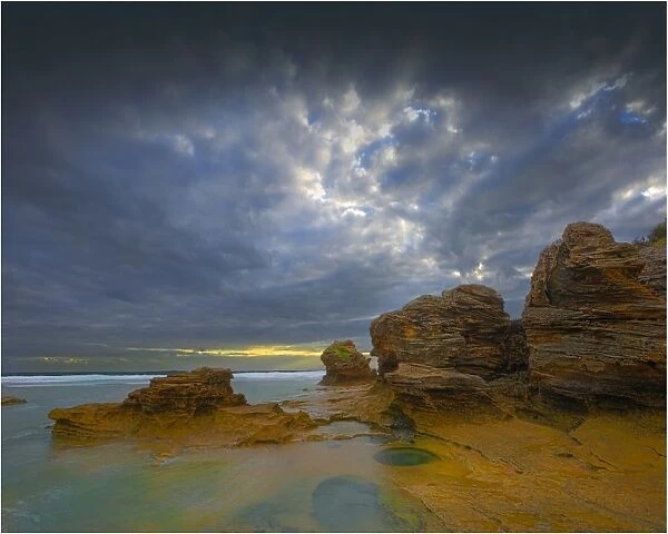 Port Lonsdale coastline, Victoria, Australia
