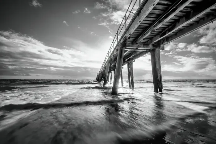 Framed Print : Port Noarlunga Jetty, Onkaparinga, Adelaide, South Australia Framed Print : Port Noarlunga Jetty, Onkaparinga, Adelaide, South Australia