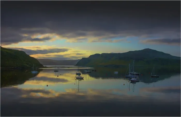 Framed Print : Portree harbour view, Isle of Skye, Inner Hebrides, Scotland Framed Print : Portree harbour view, Isle of Skye, Inner Hebrides, Scotland