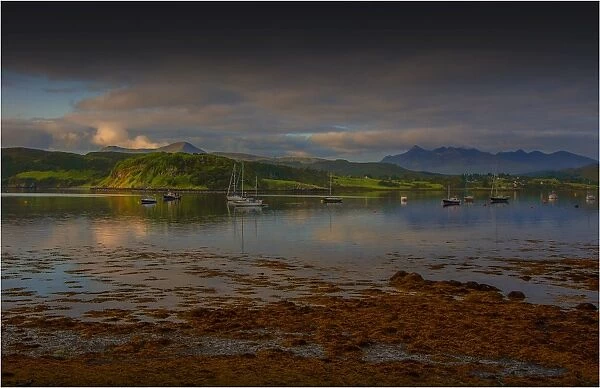 Portree harbour view, Isle of Skye, Inner Hebrides, Scotland