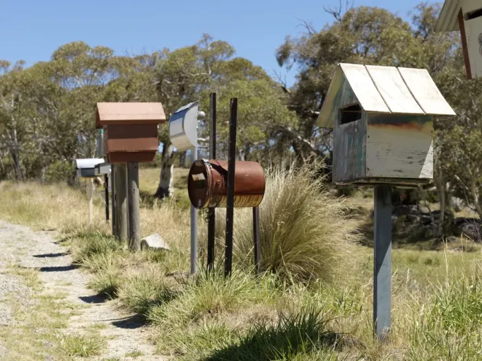 Framed Print : post boxes in rural Australia Framed Print : post boxes in rural Australia