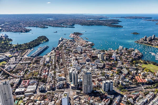 Potts Point aerial view