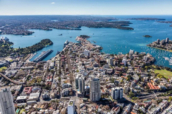 Framed Print : Potts Point aerial view Framed Print : Potts Point aerial view
