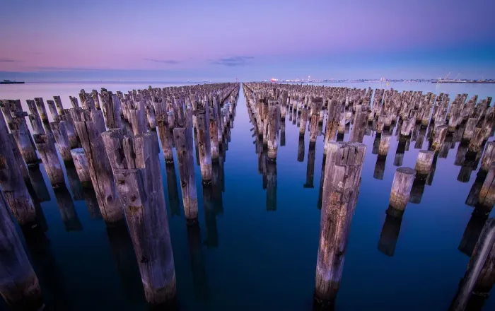 Framed Print : Prince pier Dawn 2015