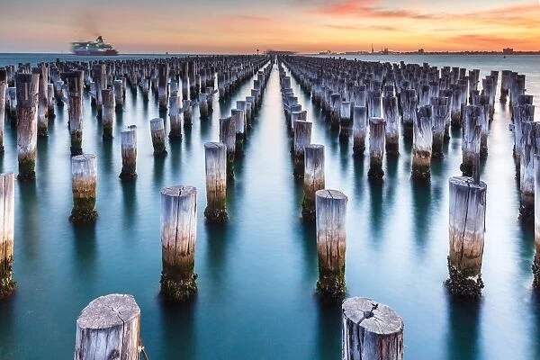 Princes Pier at Dusk in Melbourne