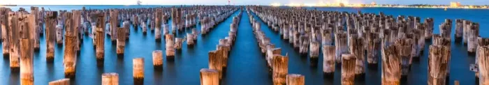 Framed Print : Princes Pier Port, Melbourne, panorama