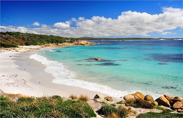 Purdon bay, on the Eastern coastline of the island state, Tasmania, Australia