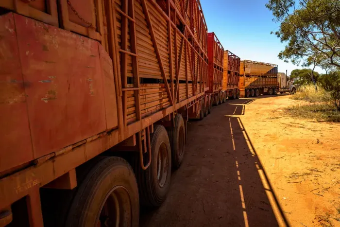 Framed Print : Quad Australian Road Train Framed Print : Quad Australian Road Train