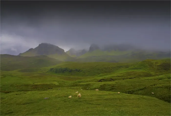 Framed Print : The Quiriang, Isle of Skye, Scotland, the United Kingdom