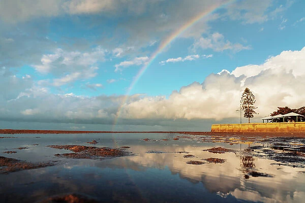 Rainbow After a Shower Rain at Wellington Point, Brisbane, Australia