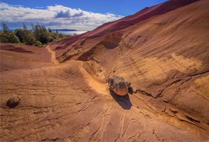 Framed Print : Red Canyon Phillip Island