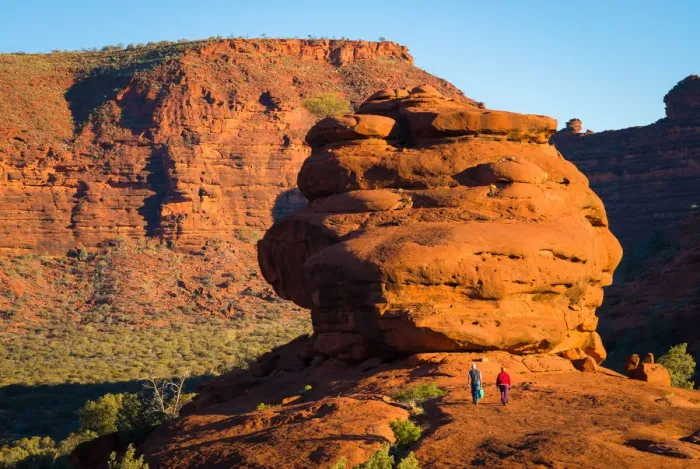 Framed Print : Red cliffs in the Australian outback