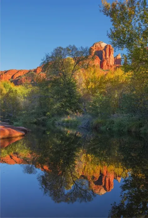 Framed Print : Red Rock Crossing, Sedona, Arizona, Western united States of America