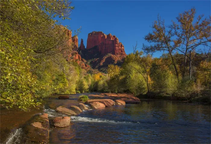 Framed Print : Red Rock Crossing, Sedona, Arizona, Western united States of America