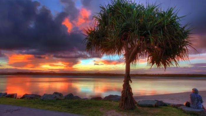 Framed Print : Reflection of sunset Framed Print : Reflection of sunset
