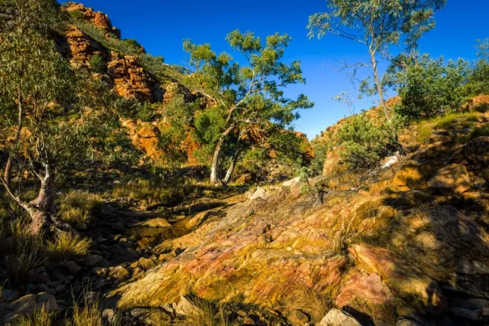 Framed Print : Refuge Spring at West Macdonnell Ranges Framed Print : Refuge Spring at West Macdonnell Ranges