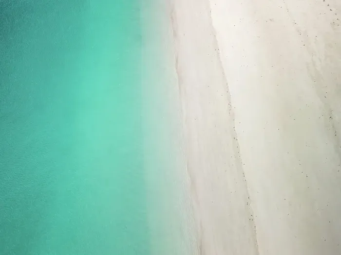 Framed Print : Remote beach in The Kimberley photographed from a drone, Western Australia, Australia Framed Print : Remote beach in The Kimberley photographed from a drone, Western Australia, Australia