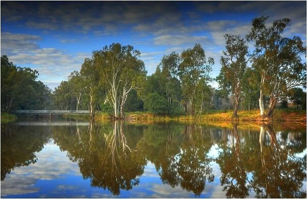 River Reflections, Benalla, Central Victoria, Australia