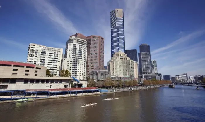 Framed Print : River Yarra and South Melbourne Framed Print : River Yarra and South Melbourne