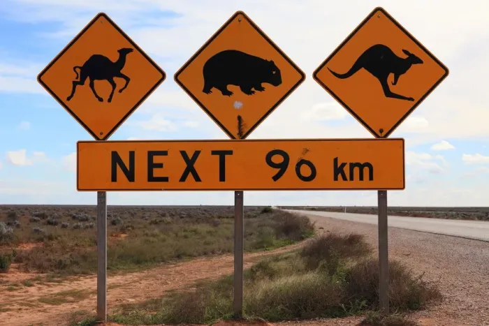 Framed Print : Road sign