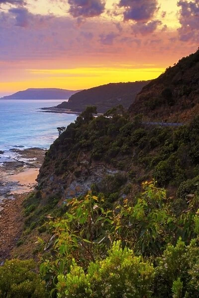 A road trough the nature, great ocean road, Victoria, Australia, South Pacific