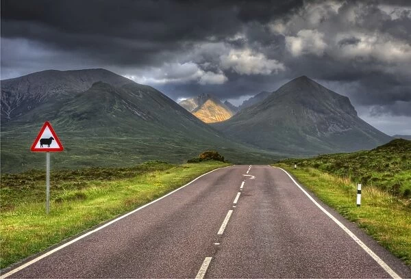 Roadway on the Isle of Skye