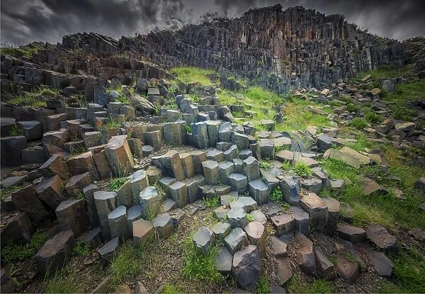 Rock formation know as Ruined Castle, near Falls creek in the Alpine mountainous region of north east Victoria, Australia