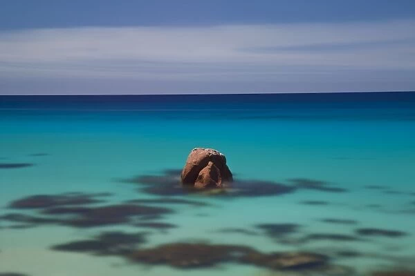 Rock in Indian Ocean, Cape Naturaliste, Australia