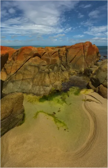 Framed Print : Rocky coastline British Admiral beach, King Island Bass Strait, Tasmania, Australia Framed Print : Rocky coastline British Admiral beach, King Island Bass Strait, Tasmania, Australia