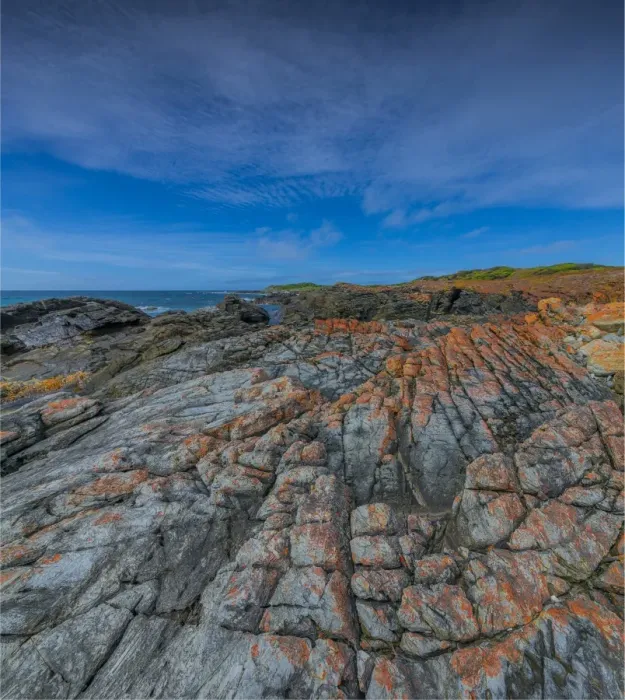 Framed Print : Rocky coastline, King Island, Bass Strait, Tasmania, Australia Framed Print : Rocky coastline, King Island, Bass Strait, Tasmania, Australia